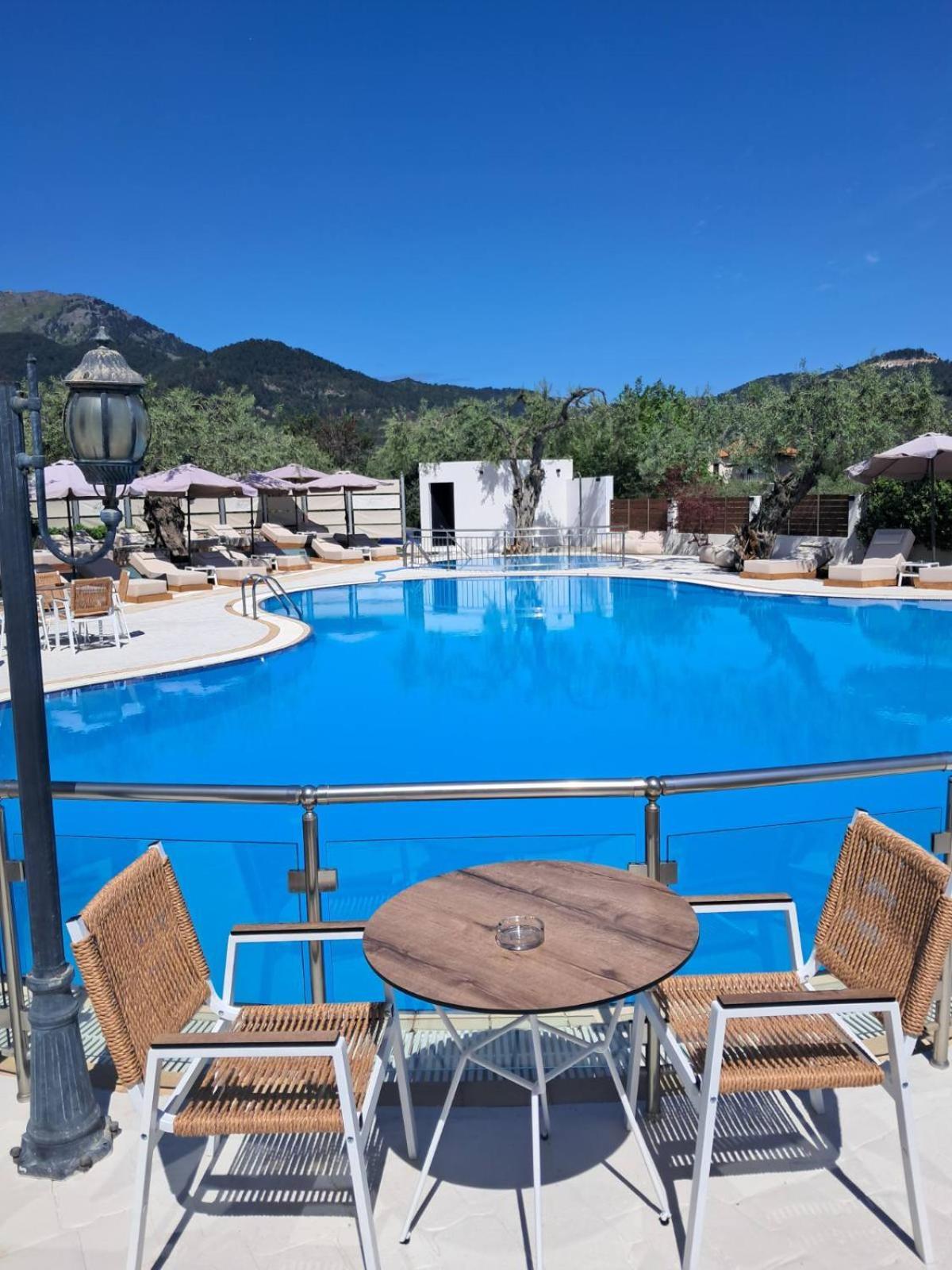 Ocean Beach Hotel Skala Potamia  Bagian luar foto