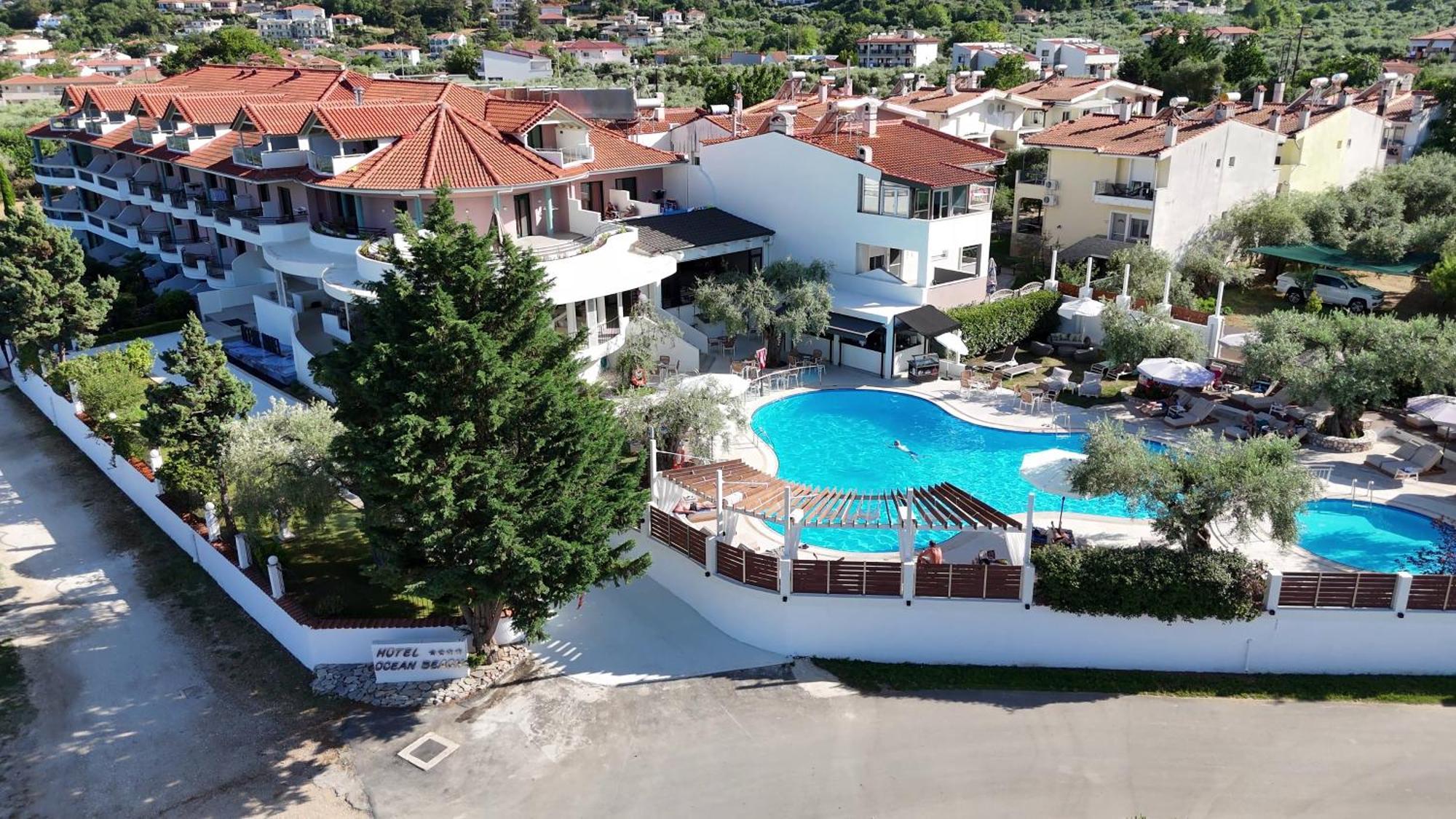 Ocean Beach Hotel Skala Potamia  Bagian luar foto