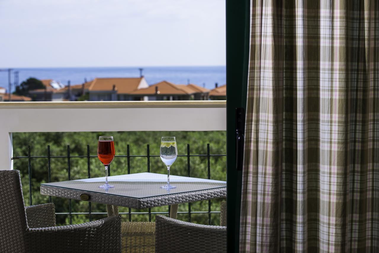 Ocean Beach Hotel Skala Potamia  Bagian luar foto