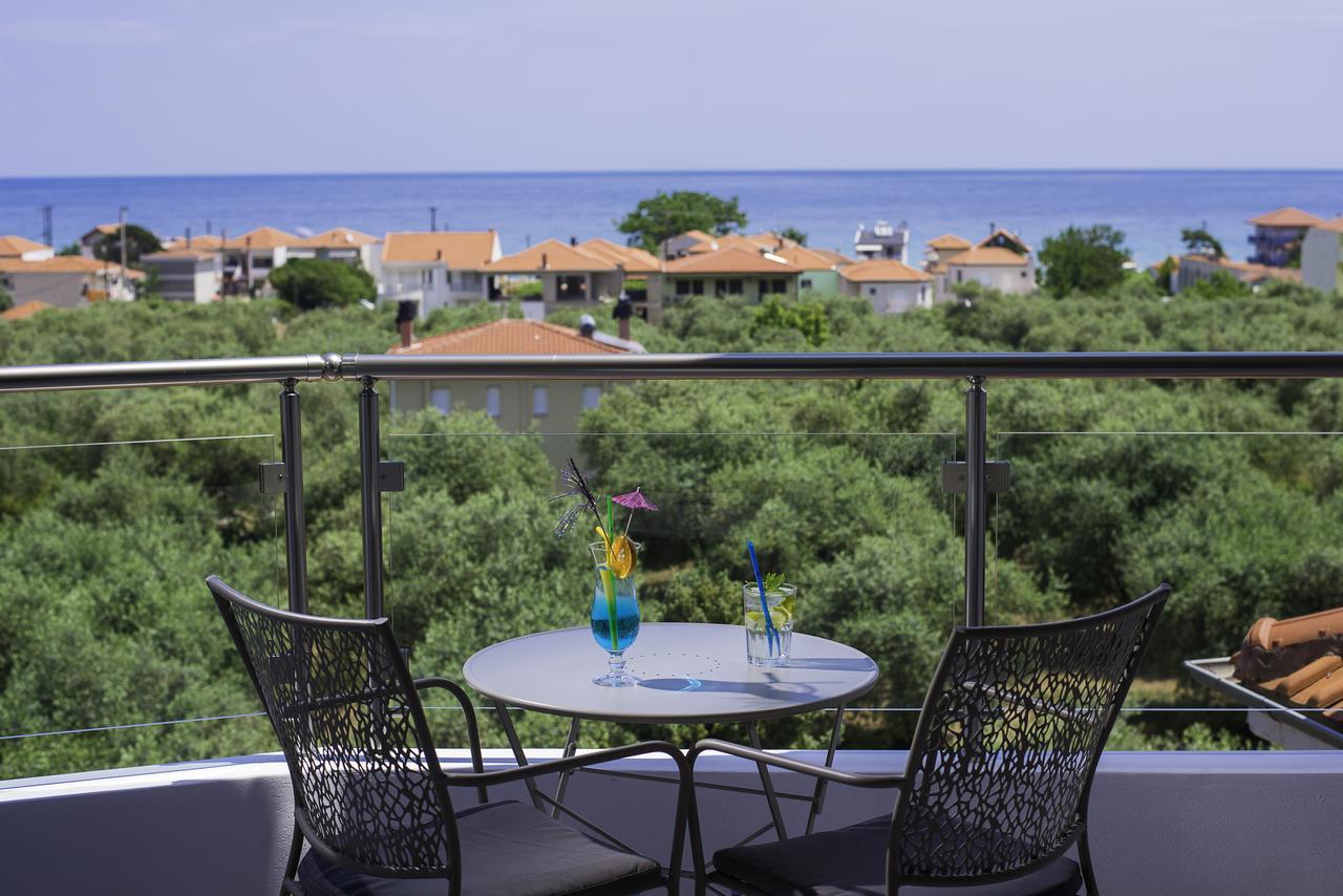 Ocean Beach Hotel Skala Potamia  Bagian luar foto